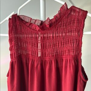 Banana Republic Red Sleeveless Tank